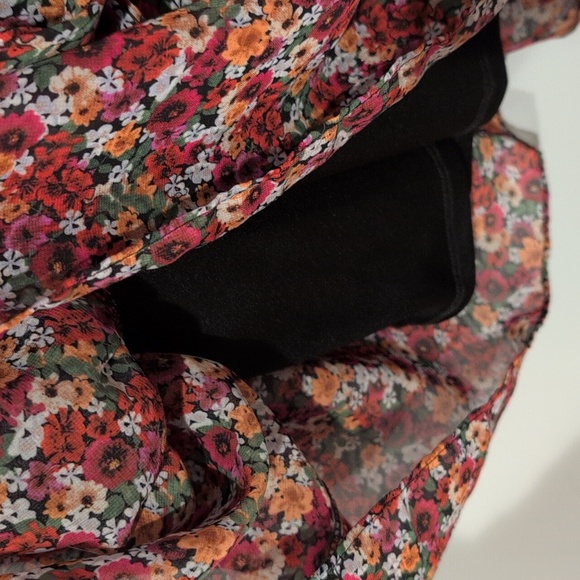 BCBGeneration Mini Floral Tiered Dress Size 4 - Picture 5 of 5